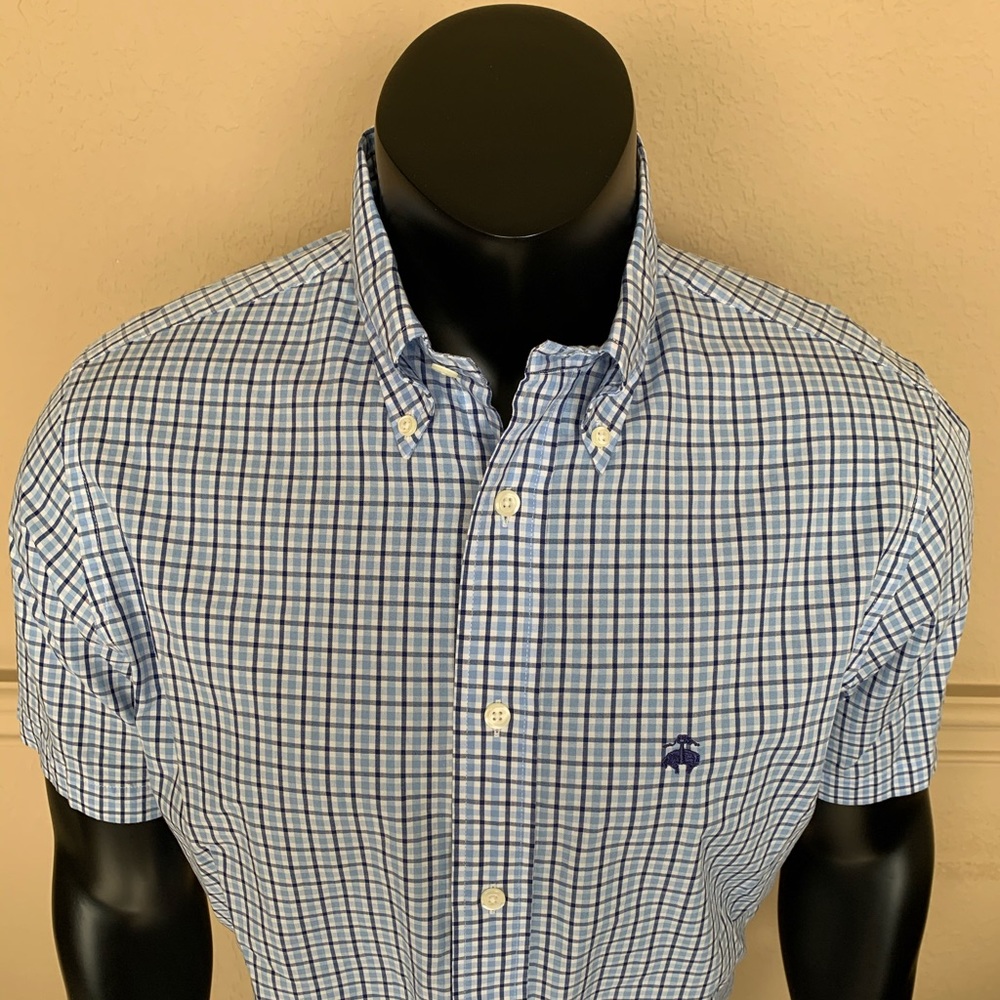 Brooks Brothers Men’s Medium Milano S/S Shirt